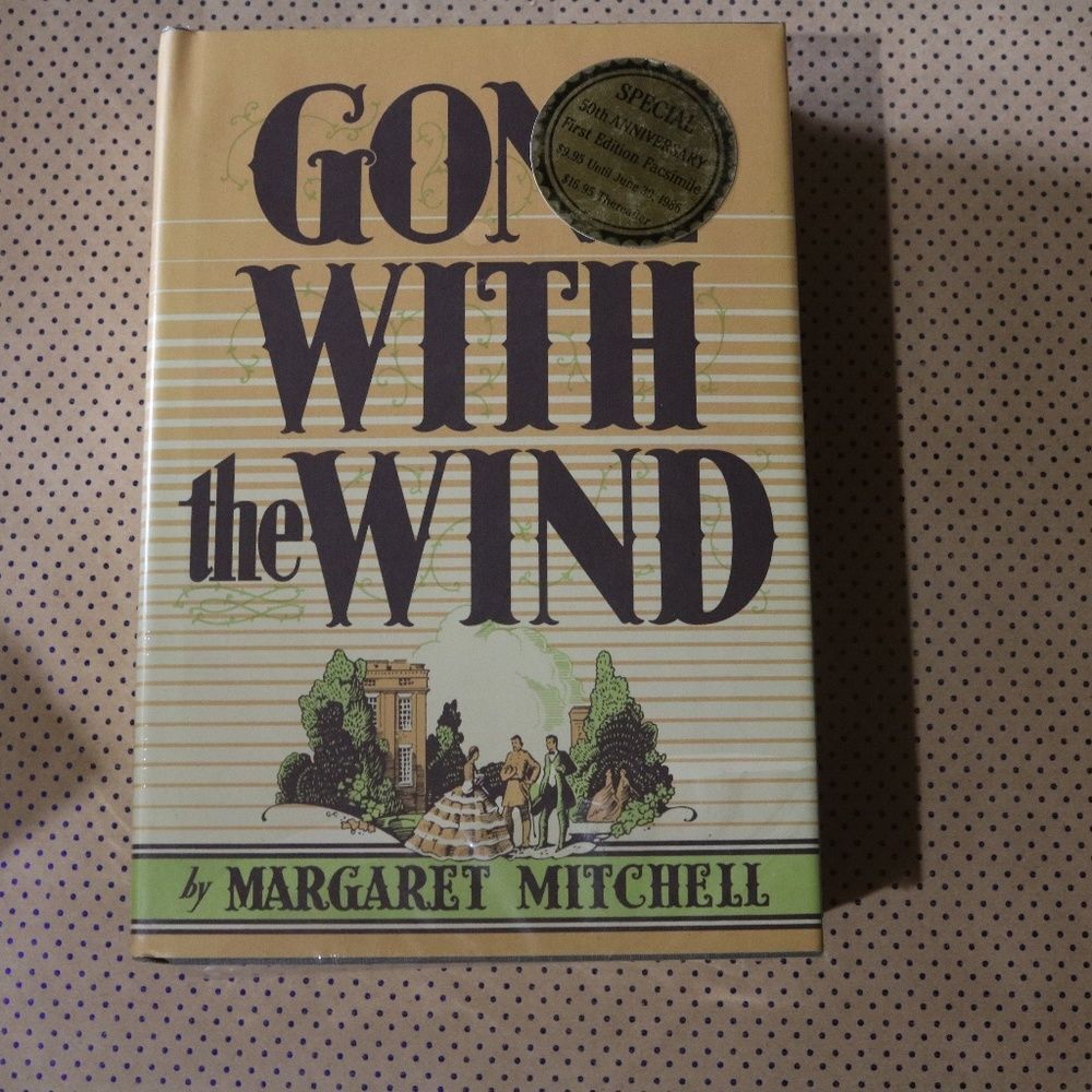 50th Anniversary First Edition Margaret Mitchell Gone with the Wind Book